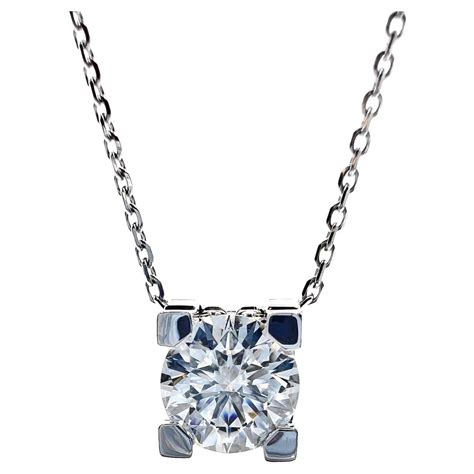 cartier diamond necklace solitaire